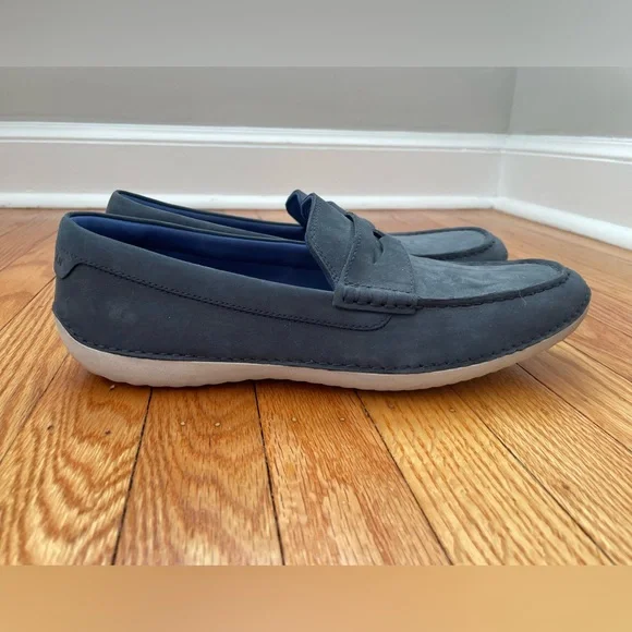 Cole Haan MotoGrand Suede Penny Loafer - Picture 2 of 5